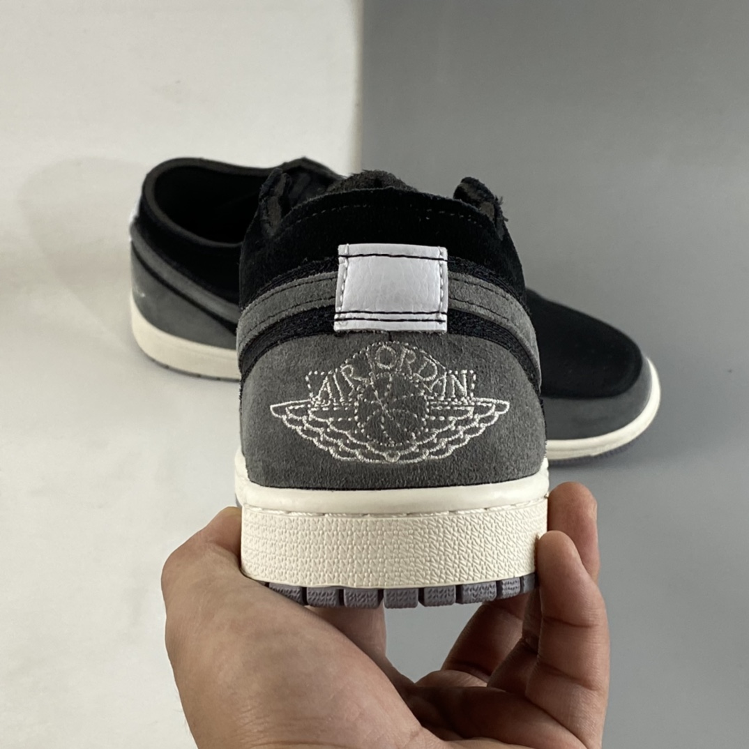 P180 Air Jordan 1 Low "Black Grey" AJ1 乔1黑灰 DN1635-001