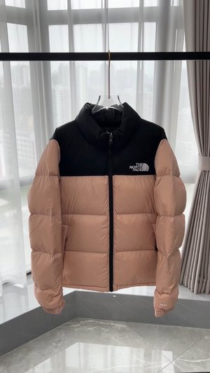 The North Face Clothing Down Jacket Pink