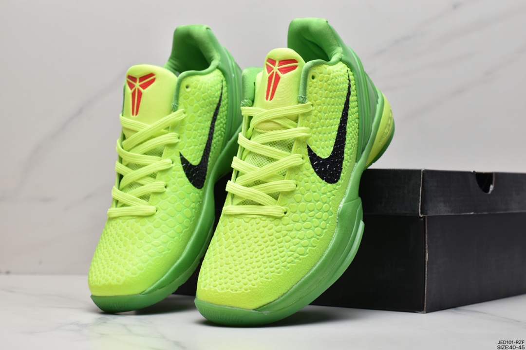 160 耐克Nike ZOOM Kobe VI”Mamba Black/Yellow”ZK6科比六代低帮运动篮球鞋429659-002