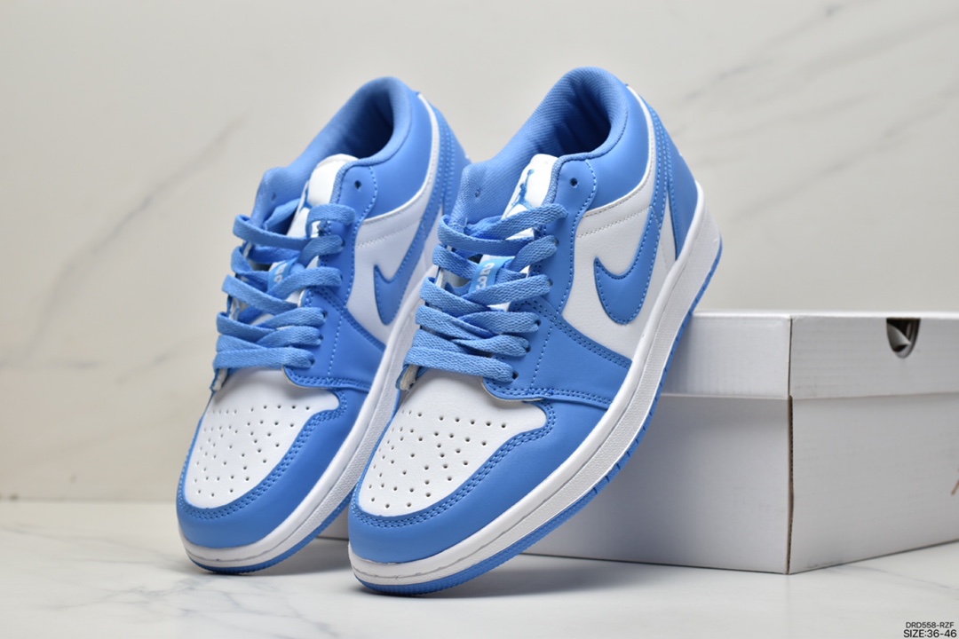 110 耐克NK Air Jordan 1 Low”Breathe/Triple White”AJ1乔丹一代低帮经DC0774