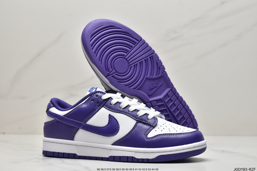 180 Dunk Low 白紫原装头层材料 DD1391-104
