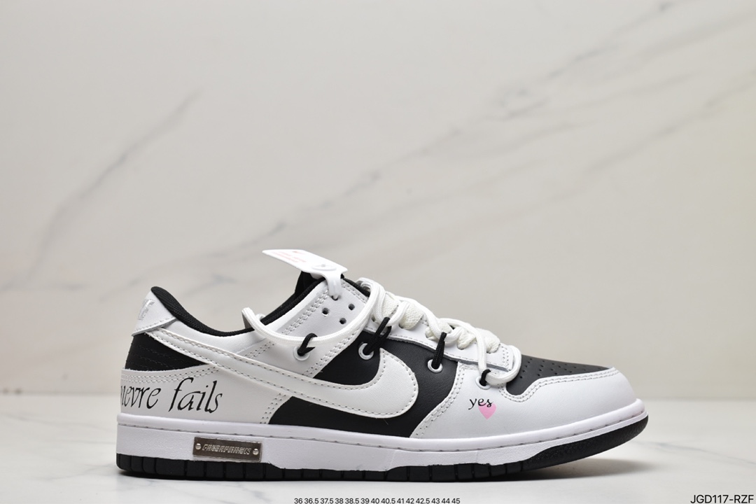 180 耐克/Nike SB Dunk Low Creamy/Tweed”解构绑带低帮休闲运动滑板板鞋CW1590-006