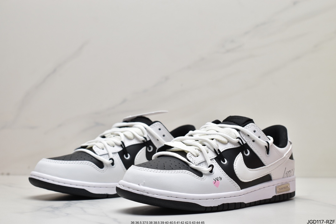 180 耐克/Nike SB Dunk Low Creamy/Tweed”解构绑带低帮休闲运动滑板板鞋CW1590-006