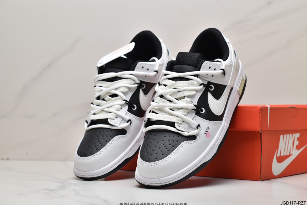 180 耐克/Nike SB Dunk Low Creamy/Tweed”解构绑带低帮休闲运动滑板板鞋CW1590-006