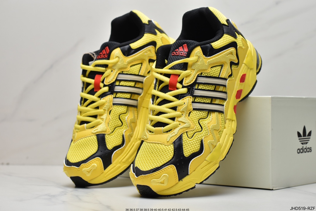 Bad Bunny x Originals Response CL”Yellow” Response CL Series Daddy Wind Retro Breathable Cushioning Casual Sports Jogging Shoes GY0101