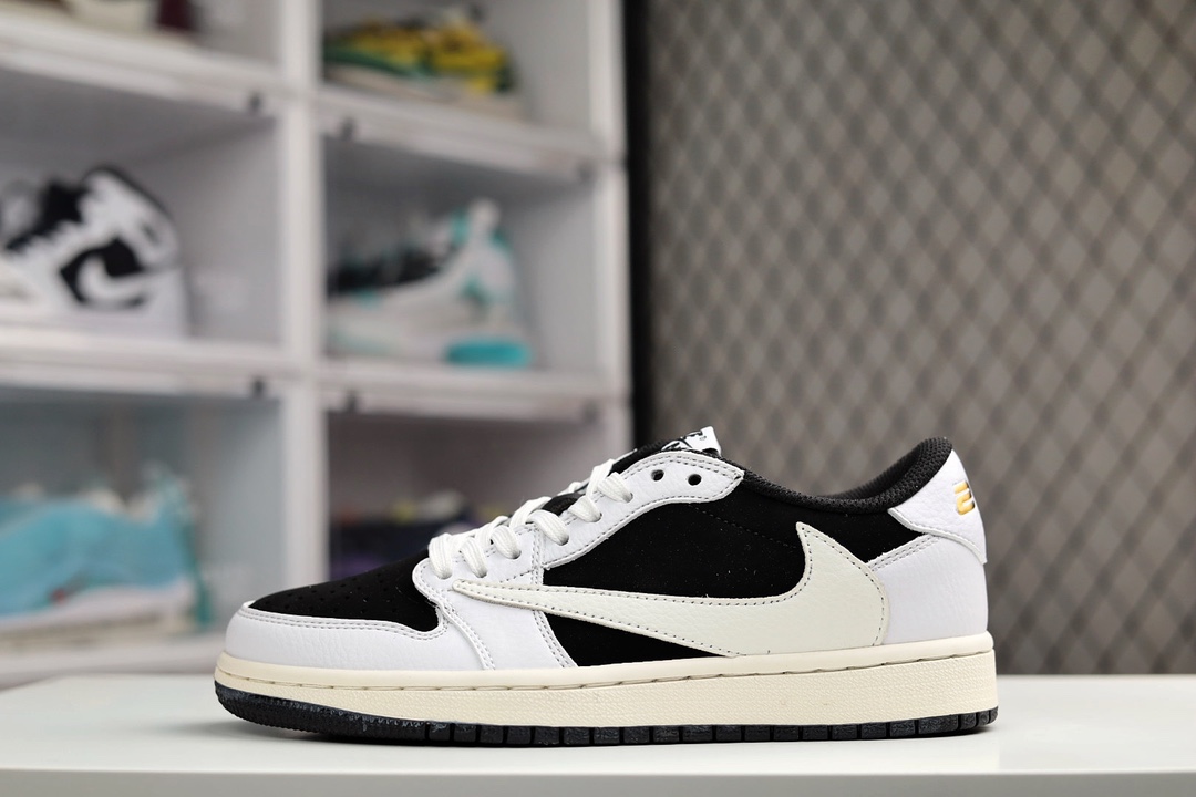 G0 耐克 Nike Air Jordan 1 Low OG SP”Military Blue”AJ1低帮 倒勾 乔丹一代经典低帮文化百搭休闲运动篮球鞋“TS藤原浩联名闪电倒钩”采用软质纳帕头层皮革鞋面材质中底注胶孔及缜密中底拉帮工艺内置气垫及耐磨橡胶大底