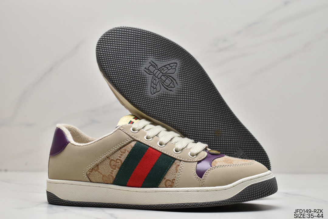 Gucci Distressed Screener sneaker small dirty shoes series