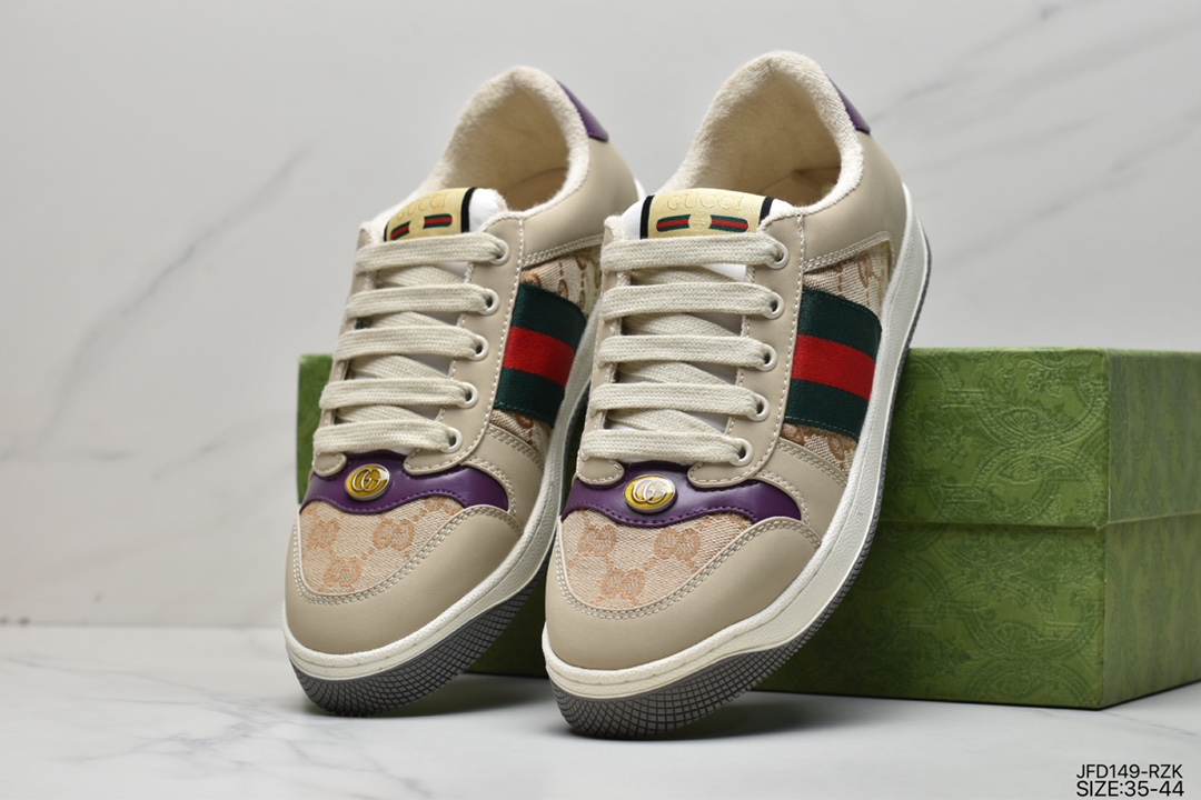 Gucci Distressed Screener sneaker small dirty shoes series