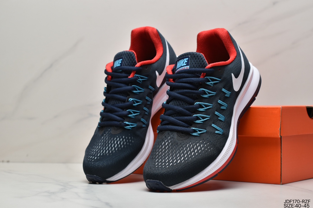 125 耐克Nike Air Zoom Pegasus 33 登月33代经典回归 运动鞋 831352-001