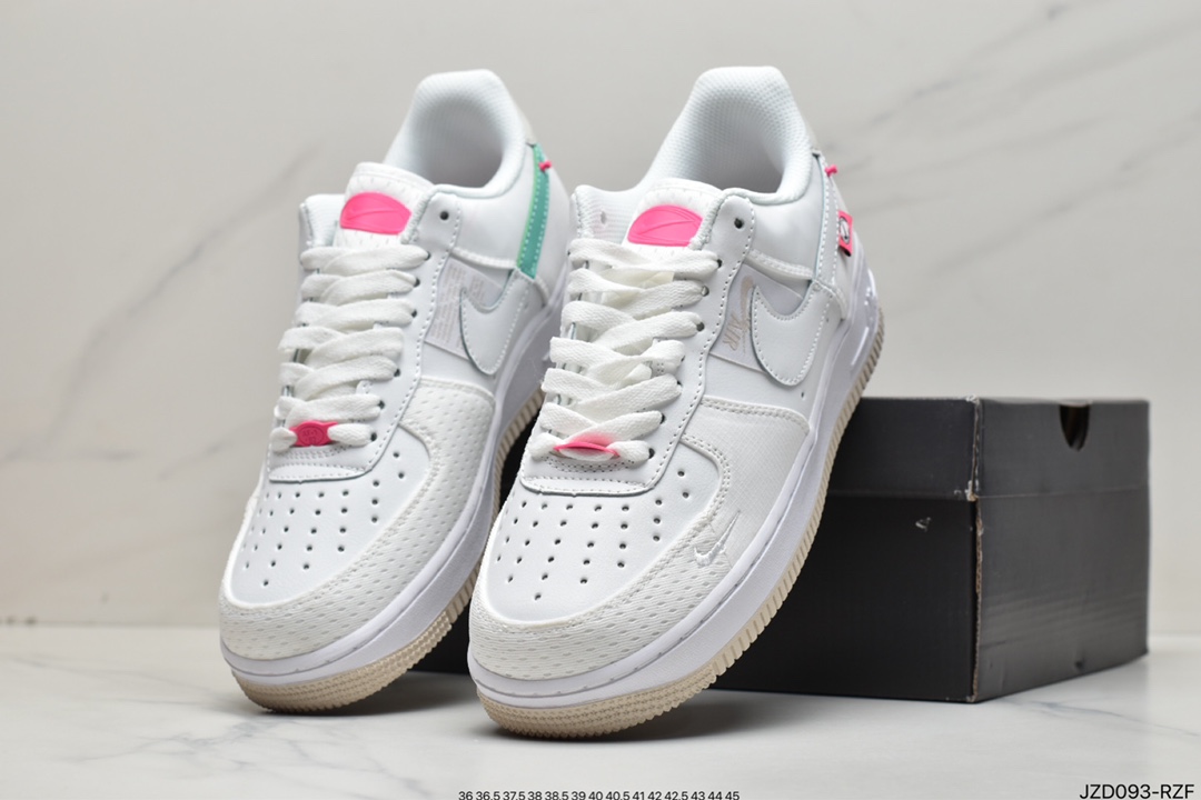 140 Nike Wmns Air Force 1’07 LX”Sail”空军一号经典低帮百搭休闲运动板鞋DX6042-111