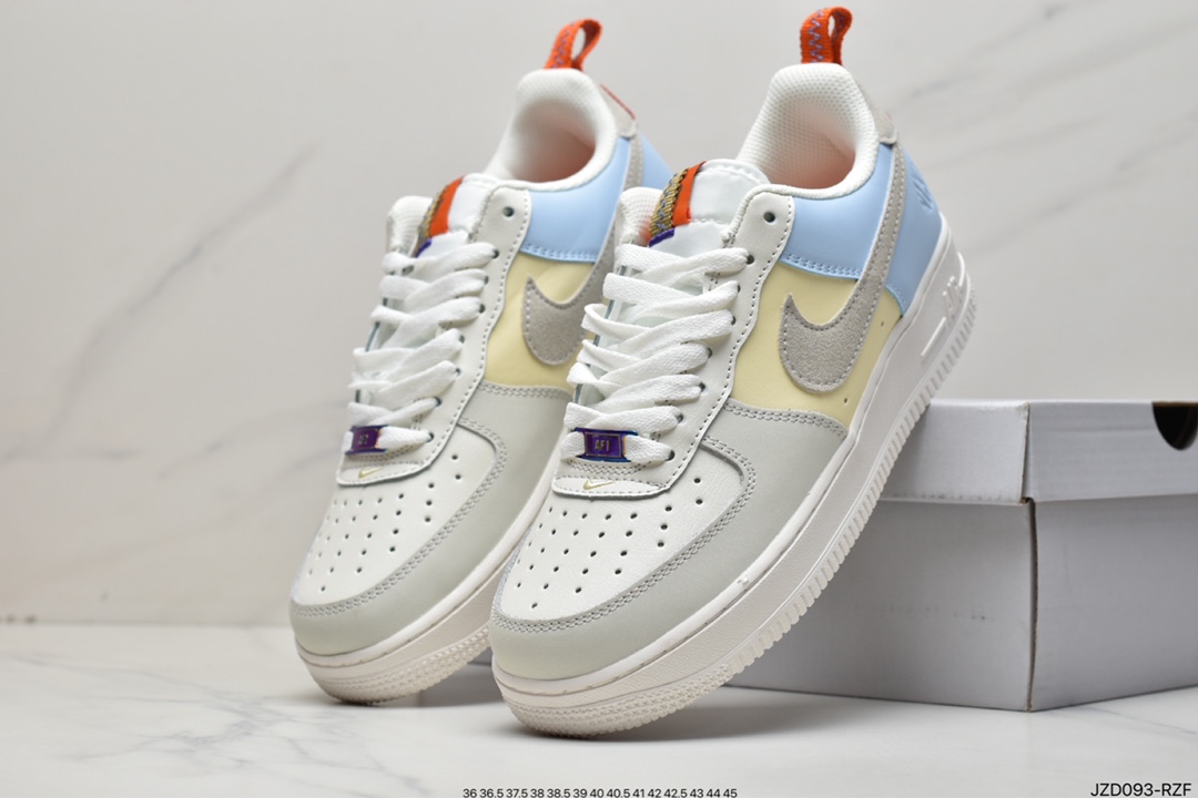 140 Nike Wmns Air Force 1’07 LX”Sail”空军一号经典低帮百搭休闲运动板鞋DX6042-111