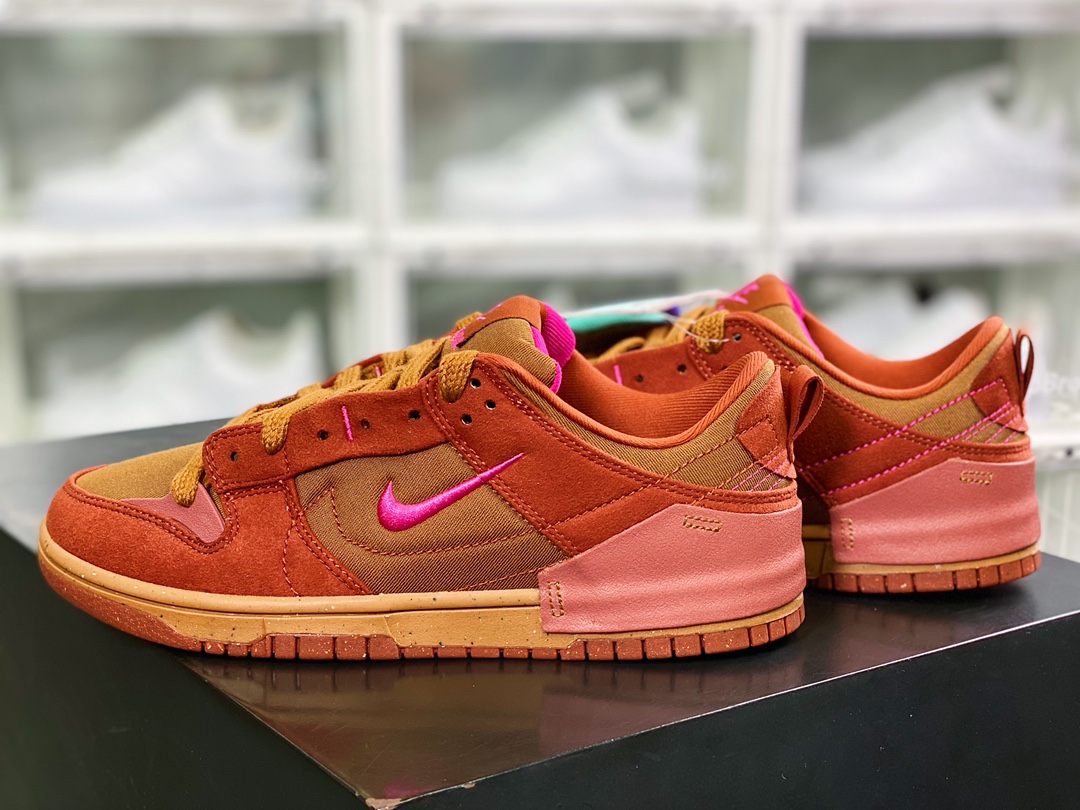 Wmns Dunk Low Disrupt 2 ”Desert Bronze” lightweight dunk destruction second generation DH4402-200