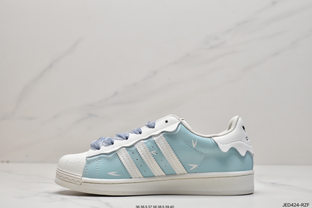 Adidas Originals Superstar ”Milk White/Lace” Shell Head Series Low Help GW4441