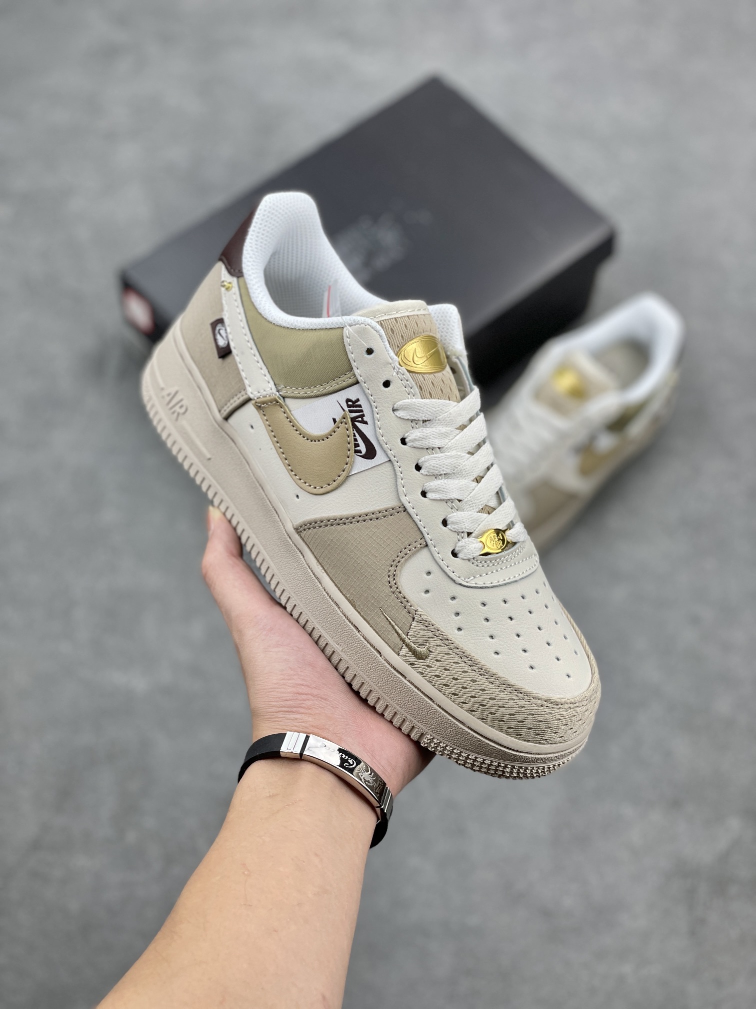 Nike Air Force 1 Low '07 Brown Casual Sneakers DX6061-122 2 i1664049479 1894 0