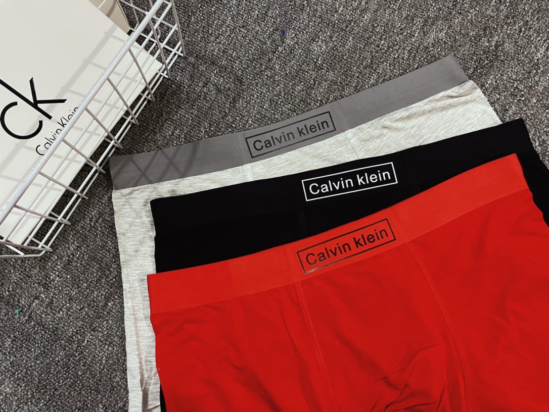 新品CALVINKLEINCK凯文克莱原单品质精品盒装男士内裤！外贸国外订单高品质冰丝无痕切割工艺科学配