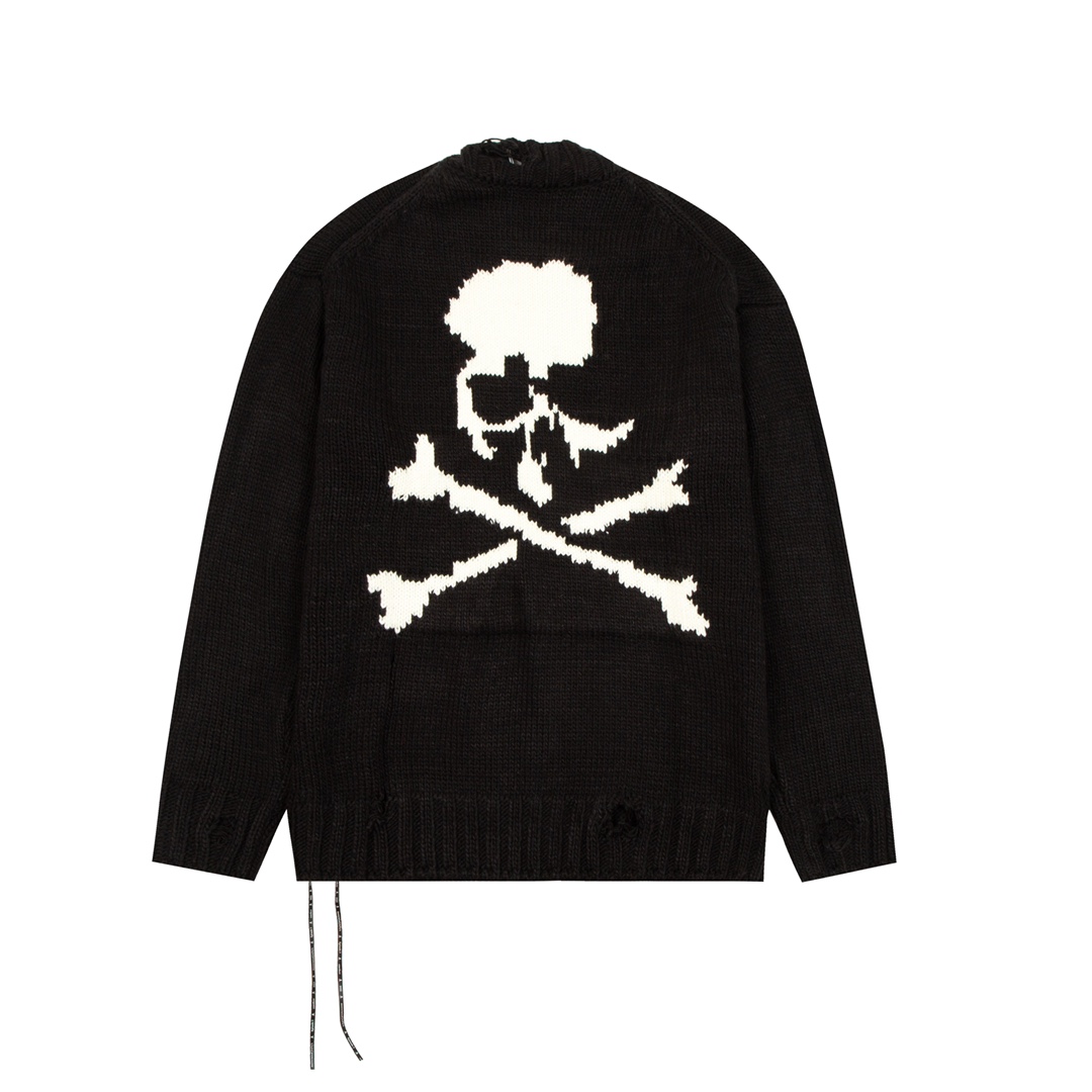 MasterMind Japan MMJ 21fw Wool Mix Skull Shirt with Exceptional Quality - 图片 2