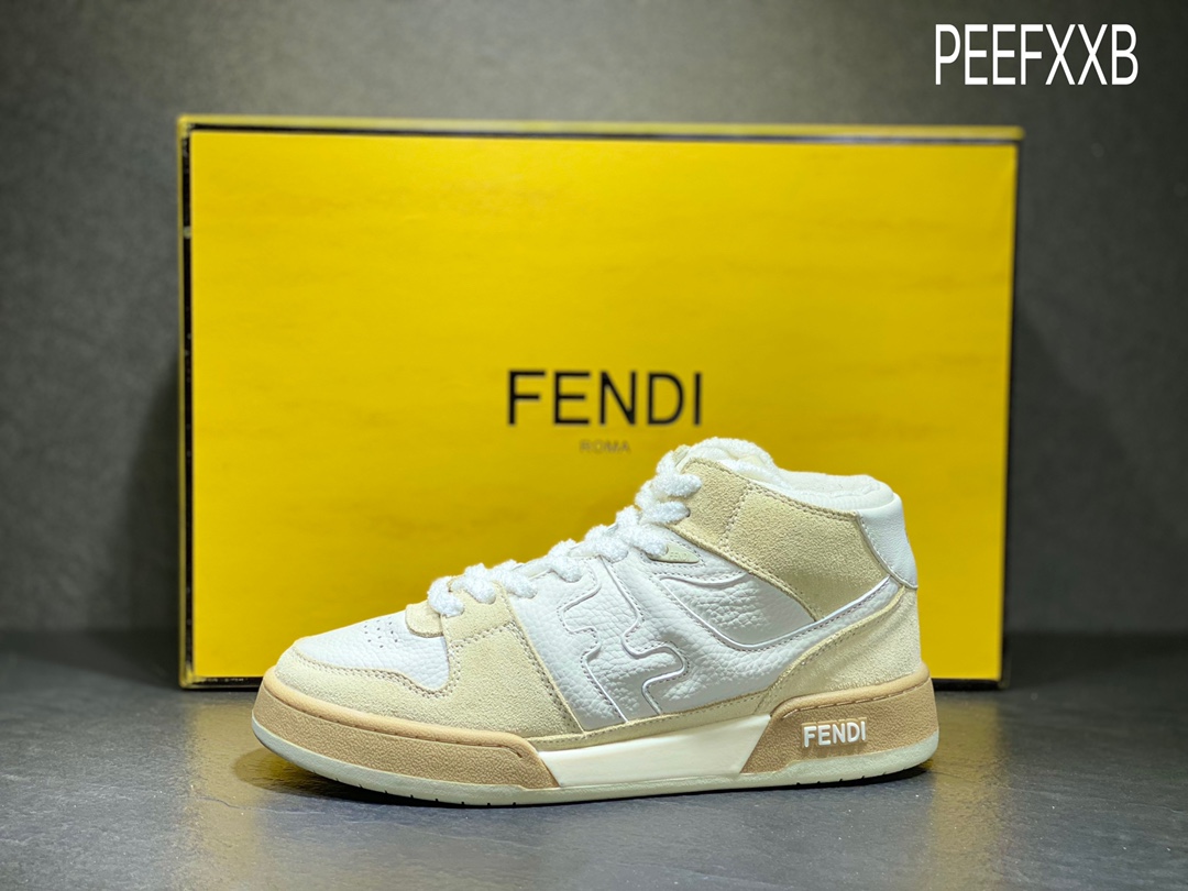 FENDI Match sneakers high-top sneakers stunning debut