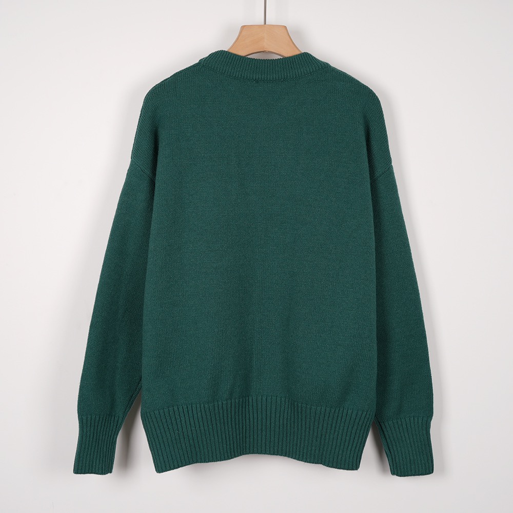 High-End Women’s Clothing: Wool Knit Twilight Collar Pack with Classic Oversized Design - 图片 8