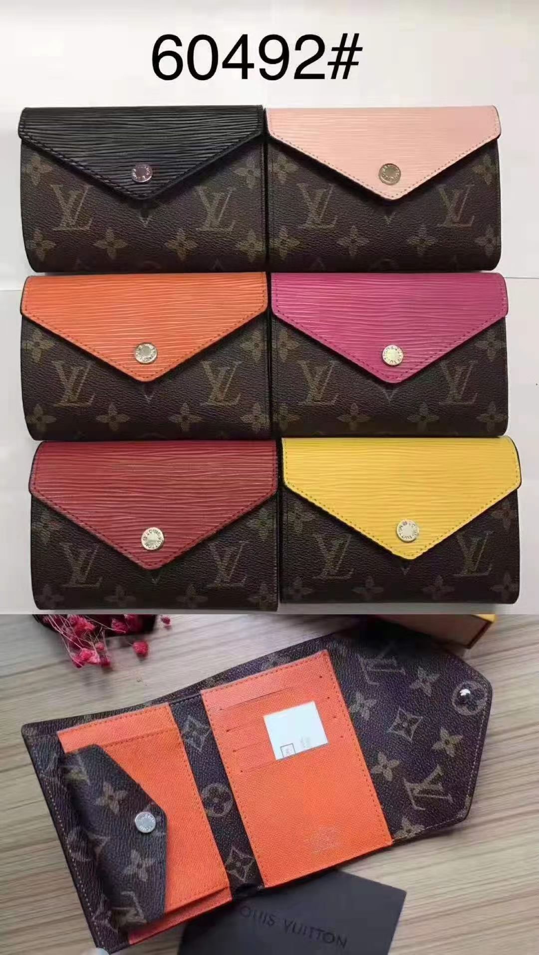Leather bifold wallet exterior