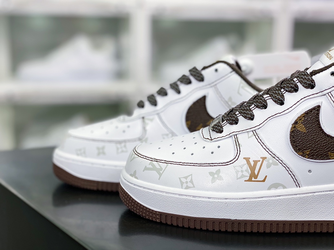 260 Air Force 1 07 LV8”White/Brown/Grey/LV Monogram”空军一号BS8805-601