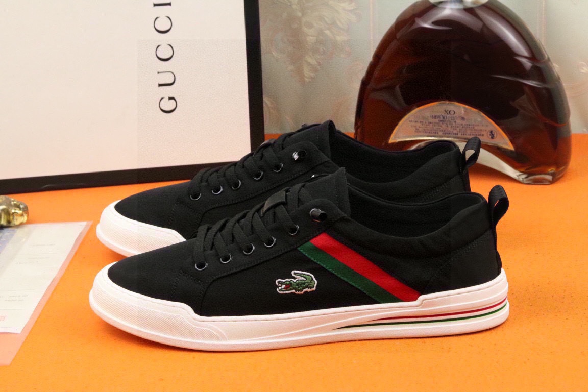 I5 高品质 爆单款Gucci  古奇 米兰展新品男鞋出炉了，官网 1制作原版，续写魅力传承，创新与致敬年轻时尚的你必须拥有活动垫脚无臭脚；进口弹力防水帆布鞋面耐磨橡胶底；适合四季穿着 ，时尚百搭。码数:38-43