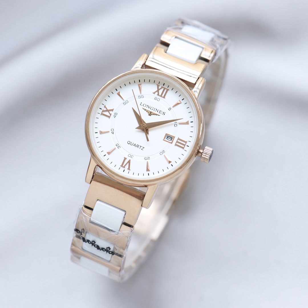 J5   浪琴  Longines  原装进口石英机芯 小秒设计 蓝宝石玻璃 316L精钢表壳 直径女29mm 厚8mm如果今天的阳光停止了它耀眼的光芒。那么你的一个微笑，将照亮我的整个世界 实物拍摄 品质如一