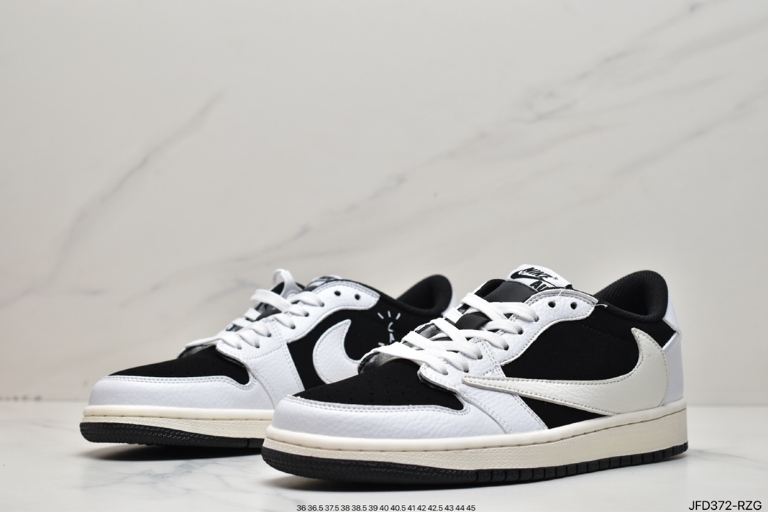 170 Fragment x Travis Scott x Air Jordan 1 Low TS 熊猫配色 DM7866-002