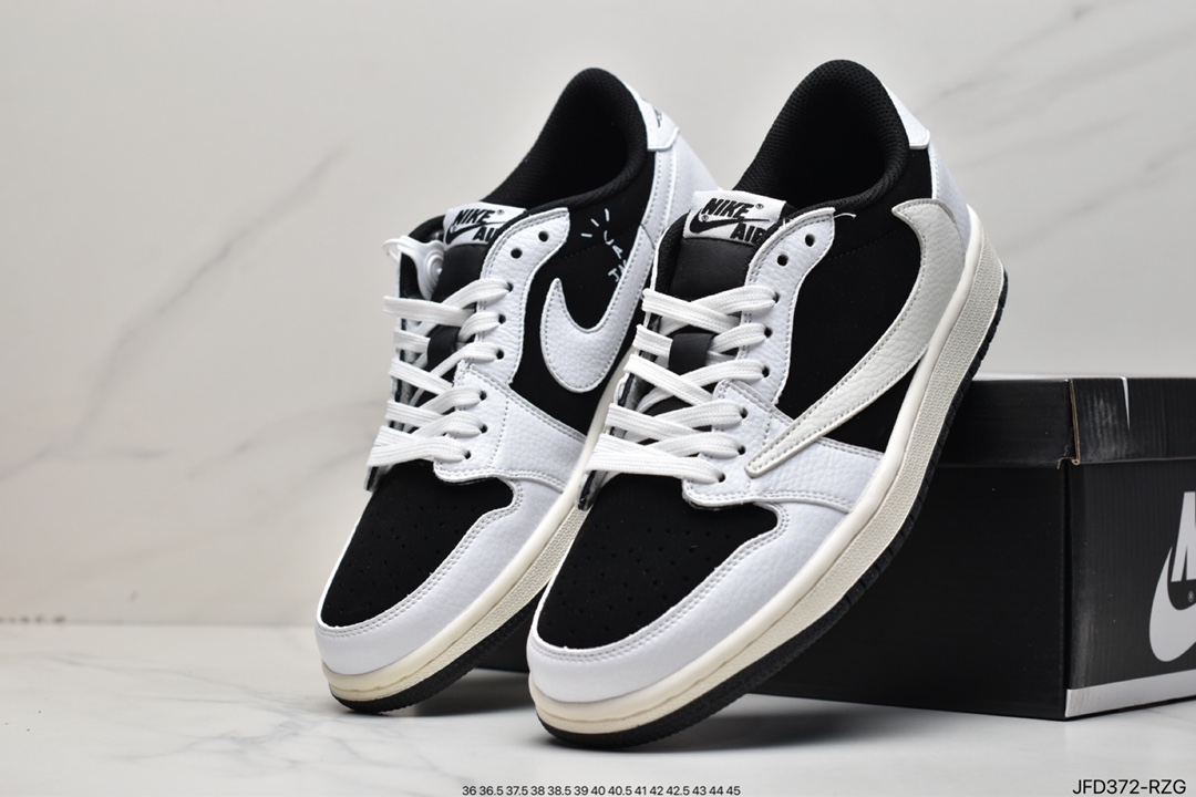 170 Fragment x Travis Scott x Air Jordan 1 Low TS 熊猫配色 DM7866-002