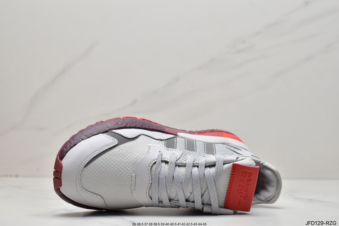 170 Nite Jogger Boost 灰红 三叶草 联名夜行者 HO1712