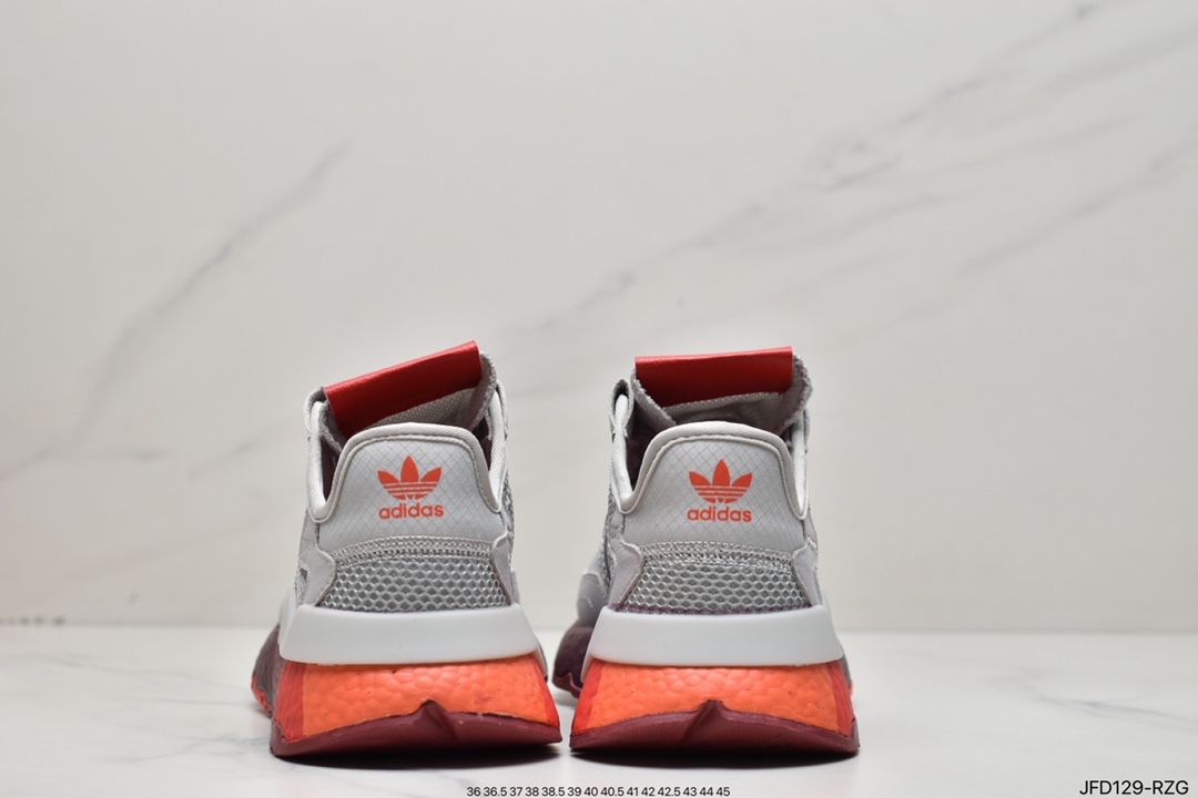 170 Nite Jogger Boost 灰红 三叶草 联名夜行者 HO1712