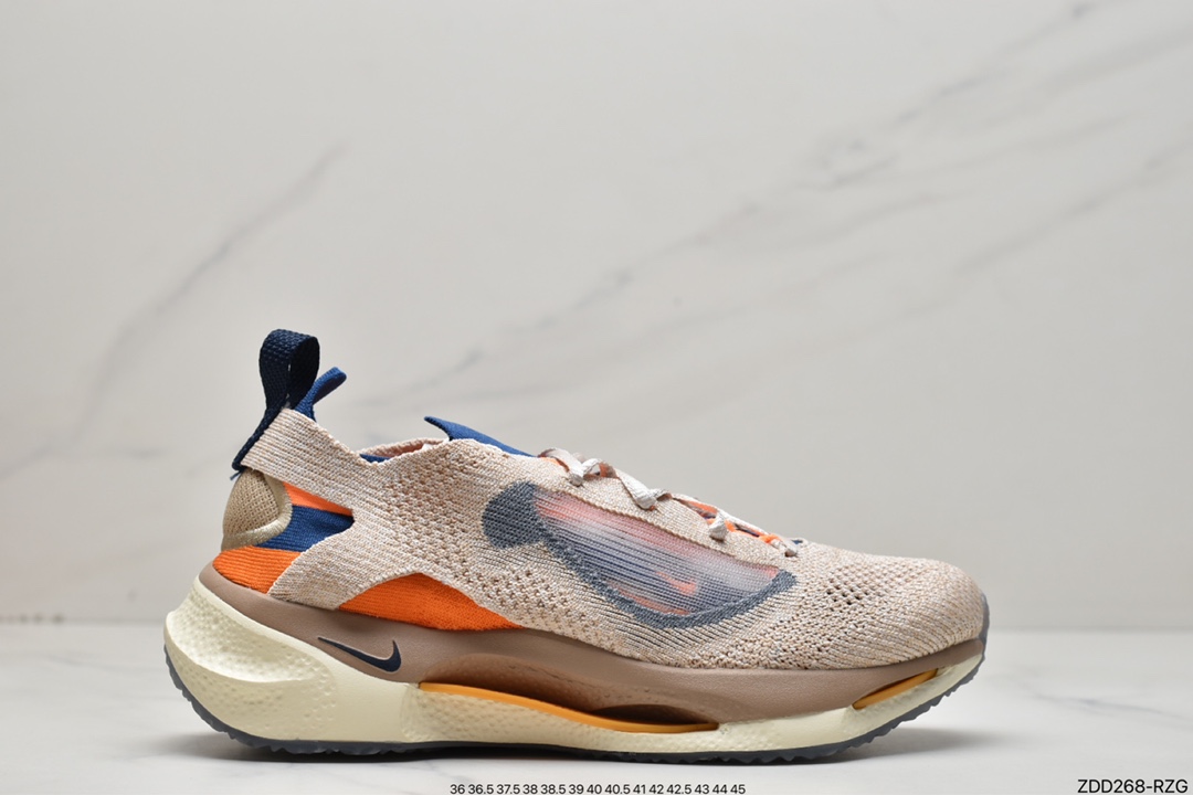 230 Nike Spark Flyknit 灰紫低帮轻便休闲跑步鞋 DD1901-600