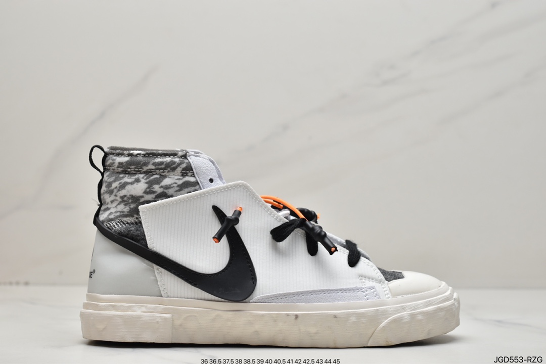 180 READYMADE x Nike Blazer Mid 开拓者联名黑橙解构 CZ3589-001
