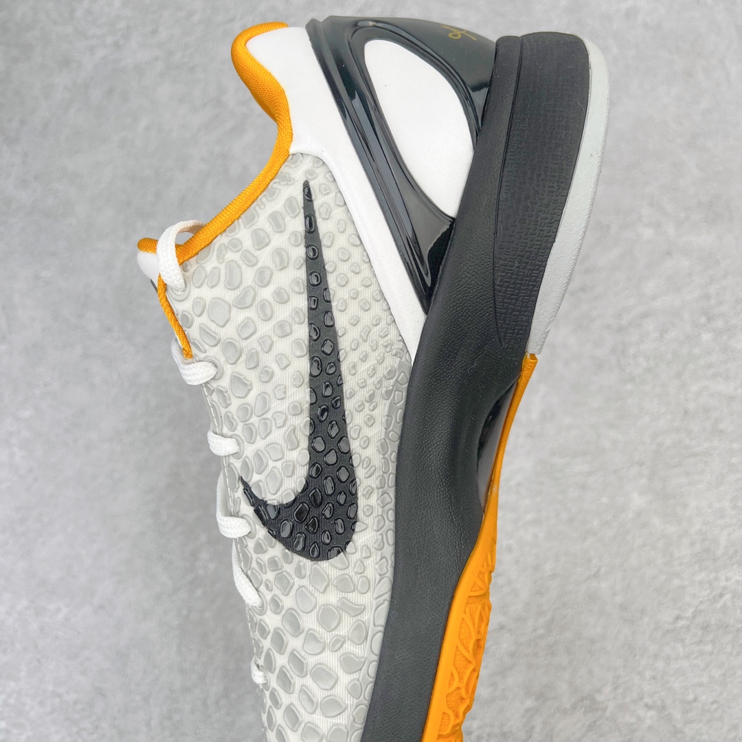 图片[7]-💰380 ＃S2纯原 NK Zoom Kobe 6 Protro 科比六代季后赛白黄 CW2190-100 原楦纸板开发 鞋身流线型、后跟塑形 区分土肥圆 Zoom Turbo气垫 后掌EVA缓震 实战配置直接拉满 原档数据3D打印 鞋面蛇鳞一颗一粒匹配原版 全身鞋材卡料色独家定制 唯一正确喷漆SWOOSH NK专利Flyknit飞线科技 给予鞋身足够抗扭矩力 真实底模最大47.5  实战利器 专供海外市场 Size：40 40.5 41 42 42.5 43 44 44.5 45 46 47.5 48.5n（脚宽、脚胖 建议买大半码） 编码：by4936050-运动鞋