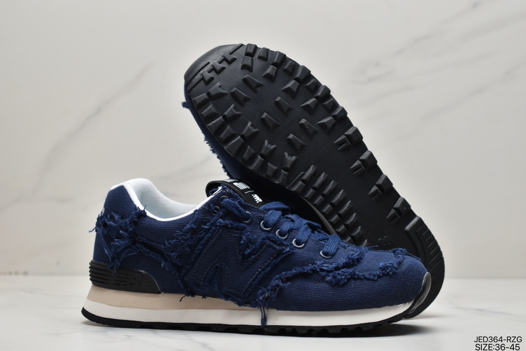 Miu Miu x New Balance NB574 joint retro running shoes