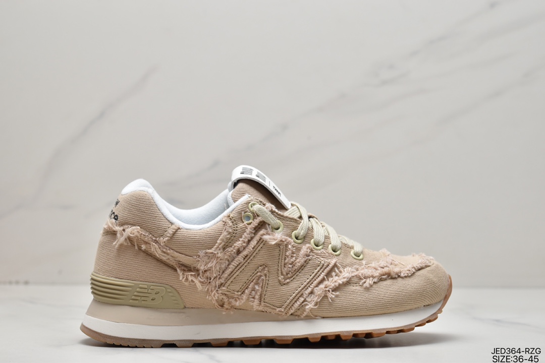 Miu Miu x New Balance NB574 joint retro running shoes