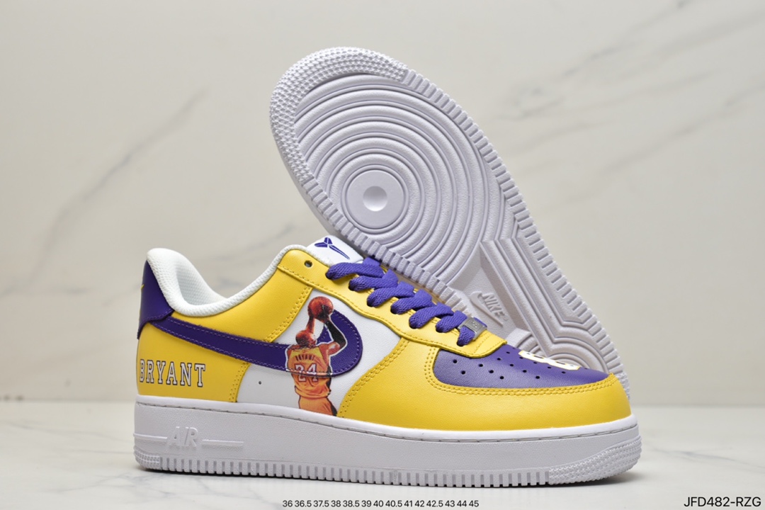 170 Nike Air Force 1`07 科比空军一号经典低帮百搭休闲运动板鞋 315122-118