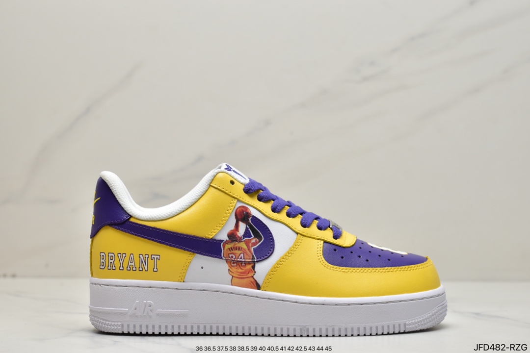 170 Nike Air Force 1`07 科比空军一号经典低帮百搭休闲运动板鞋 315122-118