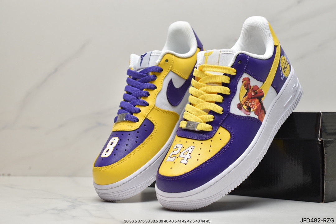 170 Nike Air Force 1`07 科比空军一号经典低帮百搭休闲运动板鞋 315122-118