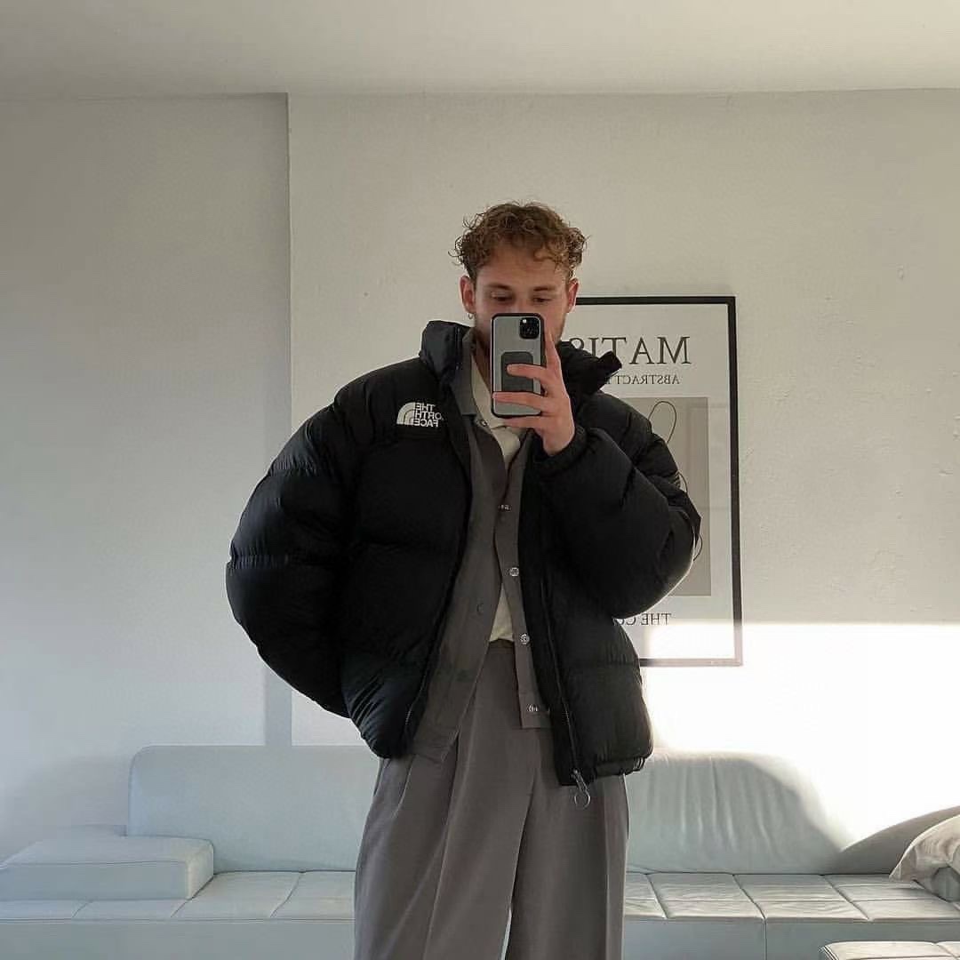 THE NORTH FACE 1996 拼接 刺繡 高品質 ダウンコットン ジャケット