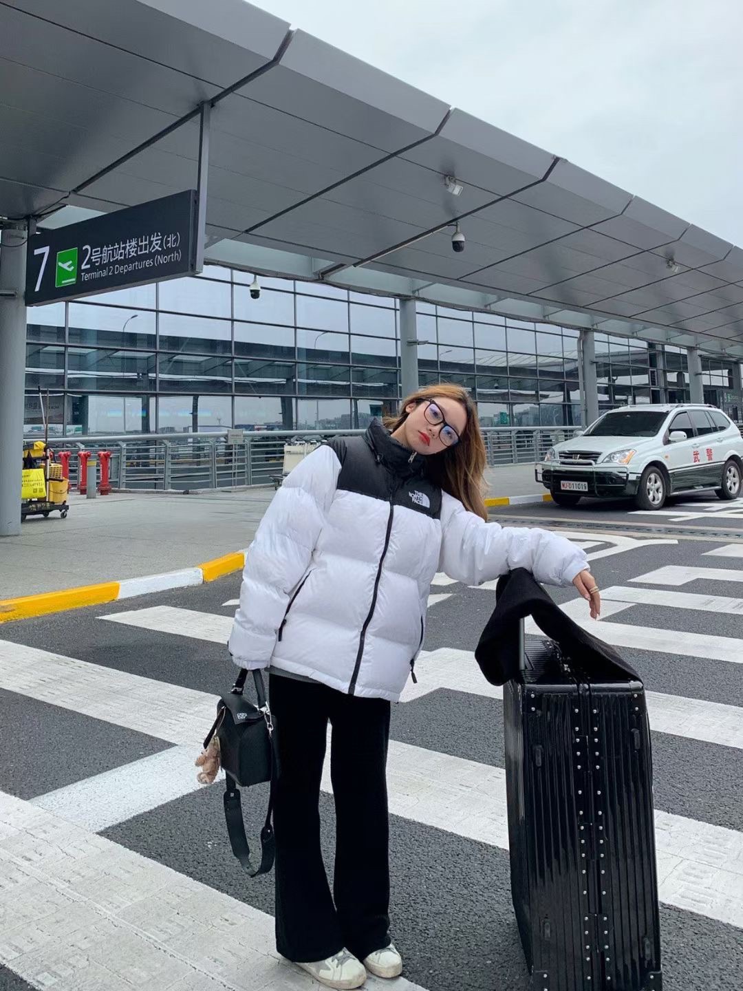 THE NORTH FACE 1996 拼接 刺繍 中綿ブルゾン アウトドア 保温