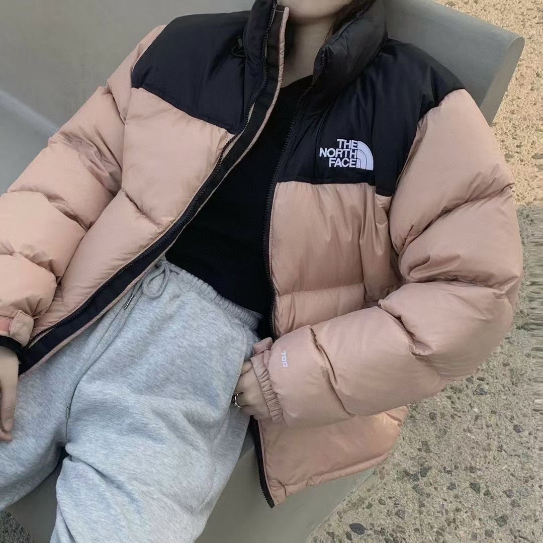 THE NORTH FACE 1996 拼接 刺繡 棉服 軽量 保温 防風