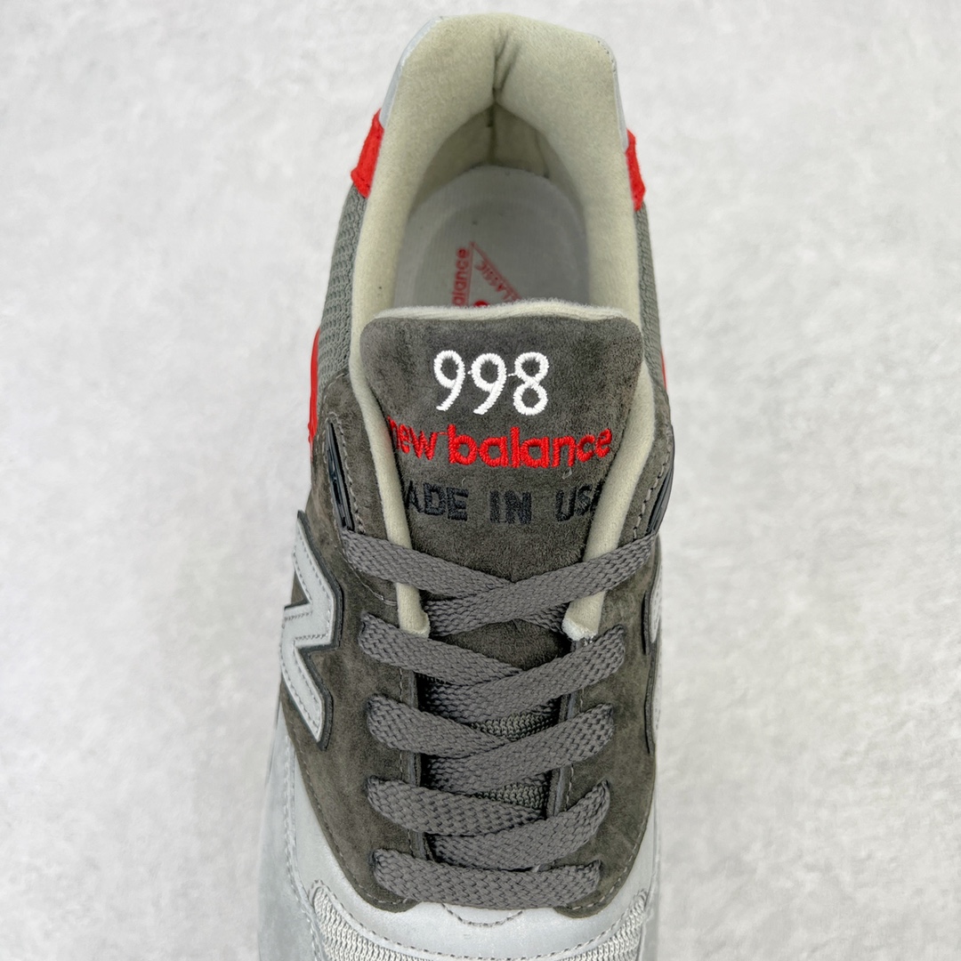图片[5]-＃K版纯原 New Balance M998 Made in USA NB新百伦高端美产血统系列经典复古休闲运动慢跑鞋 NB998 诞生于 1993 年，作为第一双使用 ABZORB 缓冲材料的鞋款，一经发售就受到大量消费者的热烈追捧，如今已经成为了历久不衰的经典代表鞋款之一。原楦原数据开发版型 以优质面料制成鞋面结构。鞋面采用经典网眼布材质，辅以绒面革覆盖，带来更加清爽舒适的穿着体验。鞋舌上标记的 \\\”998\\\” 字样增强鞋款辨识度的同时，为鞋款注入更多动人细节。鞋款采用 ABZORB 缓冲材料的中底，通过缓冲和压缩阻力相结合来吸收冲击，稳定性高，不易打滑，助你畅享舒适有型的运动体验。采用猪巴革组合网织鞋面材质 后跟嵌入TPU装饰条稳固 升级原装5层独立私模 尺码：36 36.5 37 38 39.5 40 40.5 41.5 42 42.5 43 44 44.5 45-选品中心