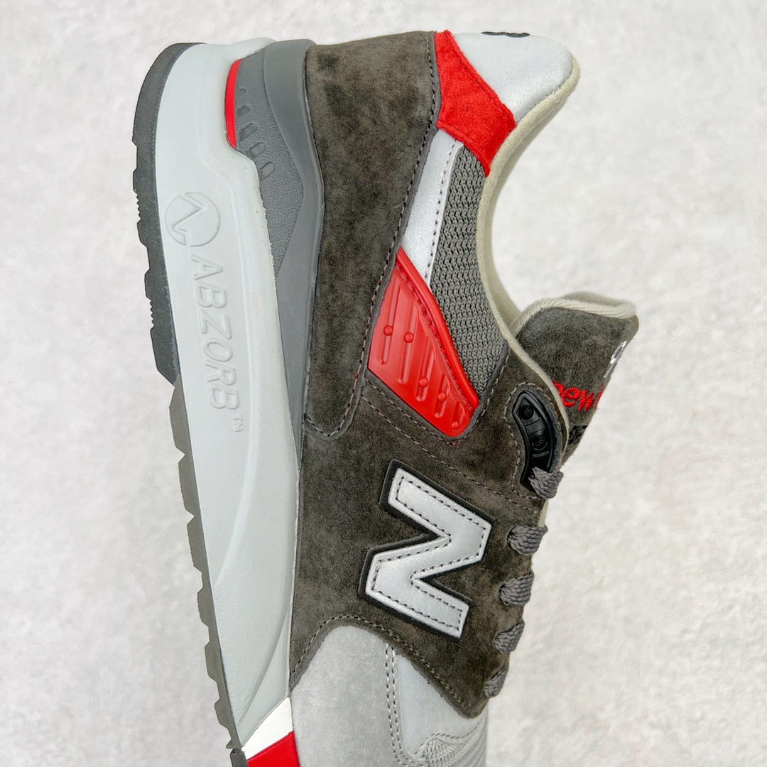 图片[6]-＃K版纯原 New Balance M998 Made in USA NB新百伦高端美产血统系列经典复古休闲运动慢跑鞋 NB998 诞生于 1993 年，作为第一双使用 ABZORB 缓冲材料的鞋款，一经发售就受到大量消费者的热烈追捧，如今已经成为了历久不衰的经典代表鞋款之一。原楦原数据开发版型 以优质面料制成鞋面结构。鞋面采用经典网眼布材质，辅以绒面革覆盖，带来更加清爽舒适的穿着体验。鞋舌上标记的 \\\”998\\\” 字样增强鞋款辨识度的同时，为鞋款注入更多动人细节。鞋款采用 ABZORB 缓冲材料的中底，通过缓冲和压缩阻力相结合来吸收冲击，稳定性高，不易打滑，助你畅享舒适有型的运动体验。采用猪巴革组合网织鞋面材质 后跟嵌入TPU装饰条稳固 升级原装5层独立私模 尺码：36 36.5 37 38 39.5 40 40.5 41.5 42 42.5 43 44 44.5 45-选品中心