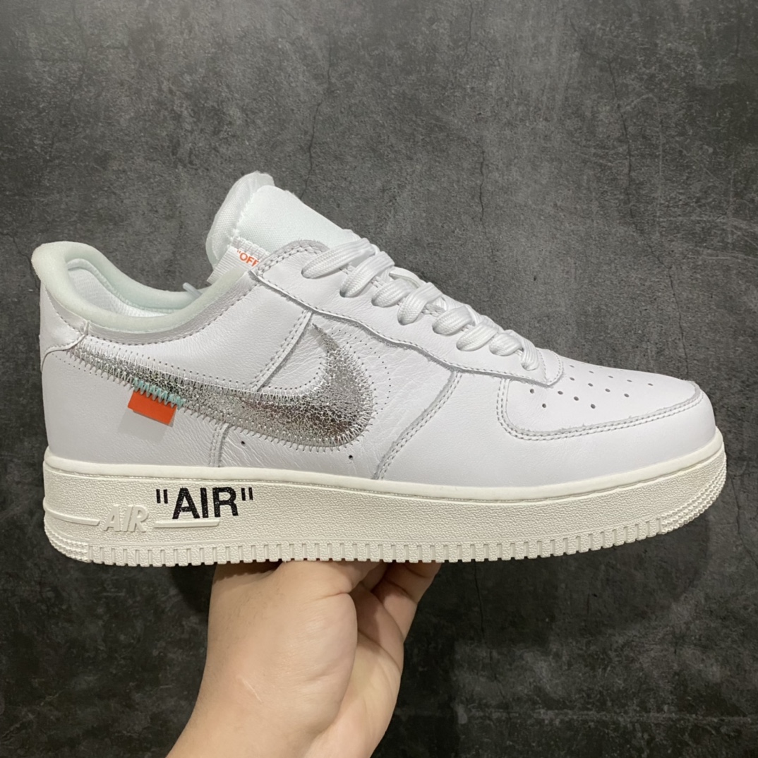 外贸纯原版 Nike Air Force1 X Off White AF1 OW 白皮白色艺术馆 AO4297-100 重金购入原鞋开发 耗时多个月开发打造 市面唯一使用正确批次卡色 Prime Asia 贝利原厂皮料 (与zp无色差)原楦原纸板 确保最大程度还原鞋头采用数码冲孔 清洁度完美 正确中底双色四线拉帮 侧面字体采用原厂高频工艺 多层印刷加厚处理 立体清晰 区分市面单层油墨印刷 原厂防盗扣 原档案大底 外贸客户必主推版本 尺码 36 36.5 37.5 38 38.5 39 40 40.5 41 42 42.5 43 44 44.5 45 46 47.5-选品中心