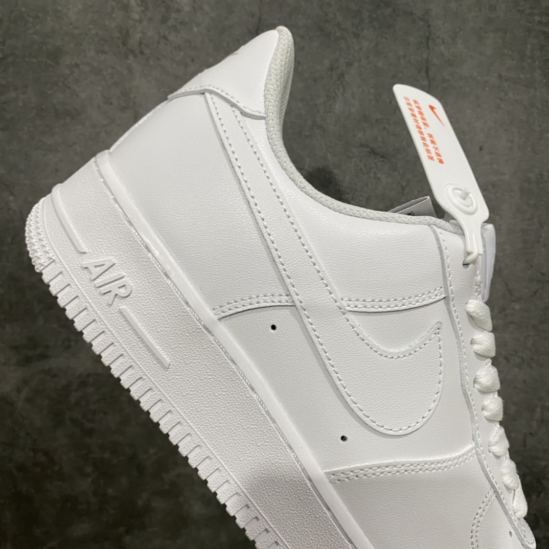 图片[6]-性价比版Air Firce 1空军纯白低帮 推荐此版本 性价比顶破天 内置气垫 裁边干净无杂质 做旧小铁片 后跟刺绣也不错 鞋垫有刷胶 鞋型也很到位 无色差 价格相当哇塞 闭眼推就行了‼️ 尺码：36-45-选品中心