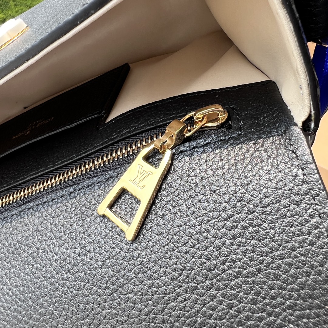 非市场普通货 进口皮料半钢五金 m58967尺寸:25×17.5×8cmLV海外渠道资源特供pont 9