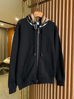 Burberry Clothing Hoodies Cotton Flannel Fashion Hooded Top