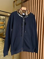 Burberry Clothing Hoodies Cotton Flannel Fashion Hooded Top