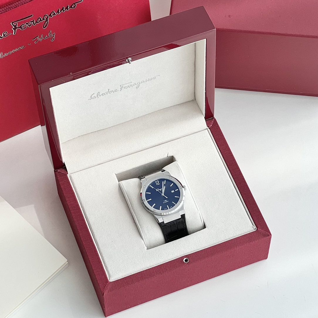 Ferragmo F-80 Slim Series Men’s Watch: Elegant Design, Swiss Movement, Waterproof, Affordable - 图片 1