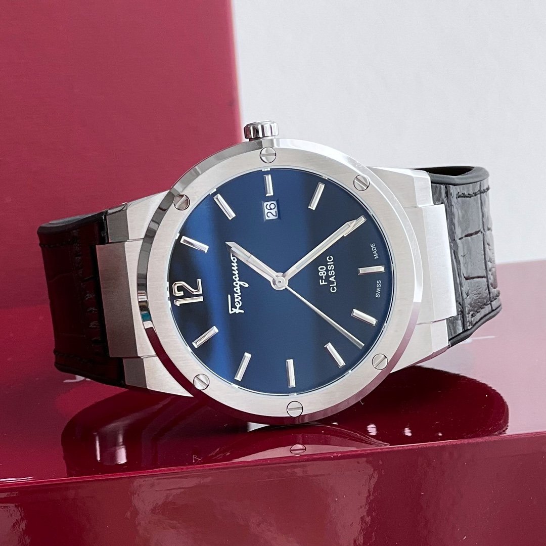 Ferragmo F-80 Slim Series Men’s Watch: Elegant Design, Swiss Movement, Waterproof, Affordable - 图片 3